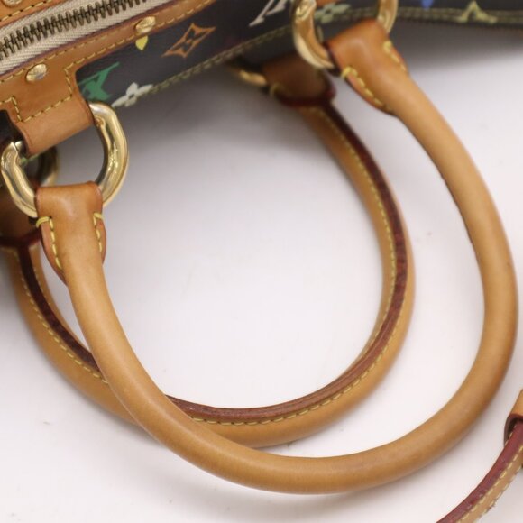 LOUIS VUITTON "Rita Noir" MULTICOLOR CANVAS - Picture 5 of 8